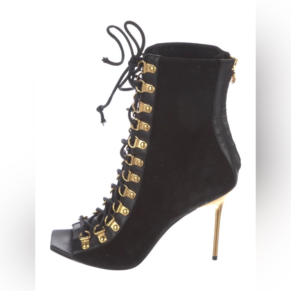 Balmain Laced Booties